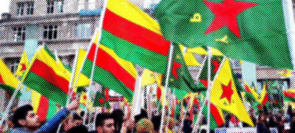Rojava-Demonstration in Köln