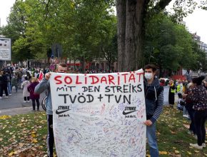 Solidarität mit den Streiks TVÖD + TVN