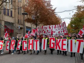 Warnstreik in Hamburg, Foto: Taro Tatura