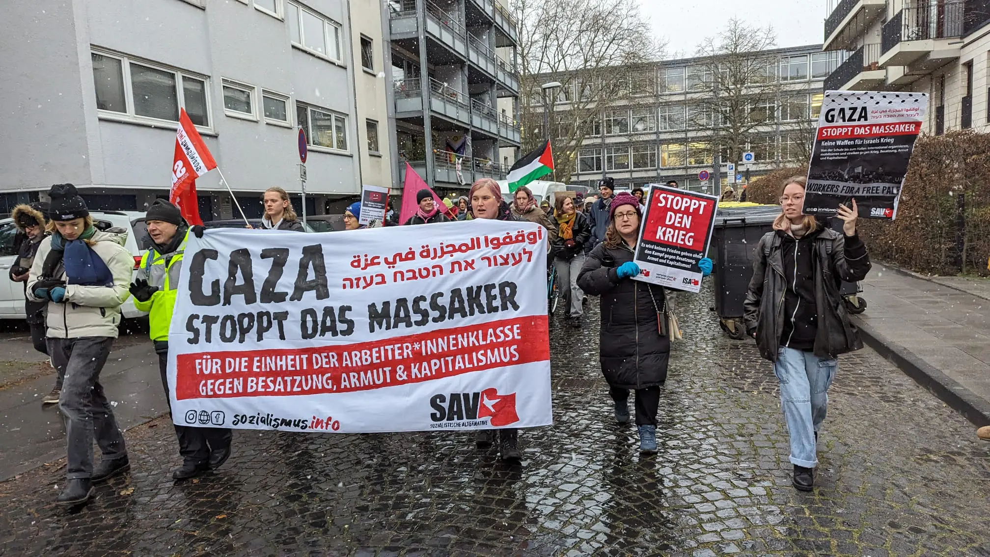Keine Bühne für Kriegstreiberei – Protest gegen den Auftritt des israelischen Botschafters an der Uni Köln
