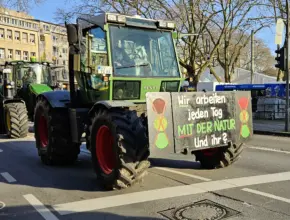 Traktor in Köln